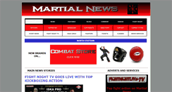 Desktop Screenshot of martialnews.co.uk
